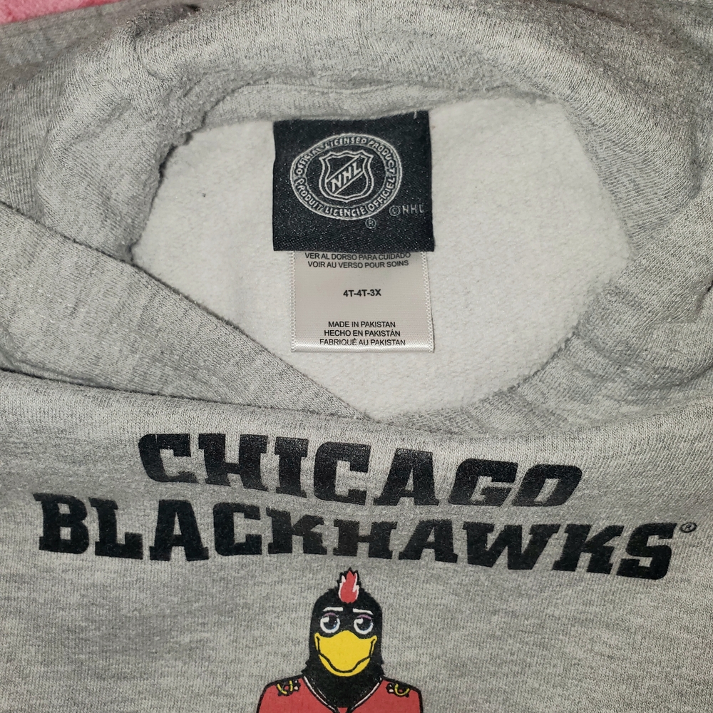 Chicago Blackhawks Gray Kids Sweatshirt